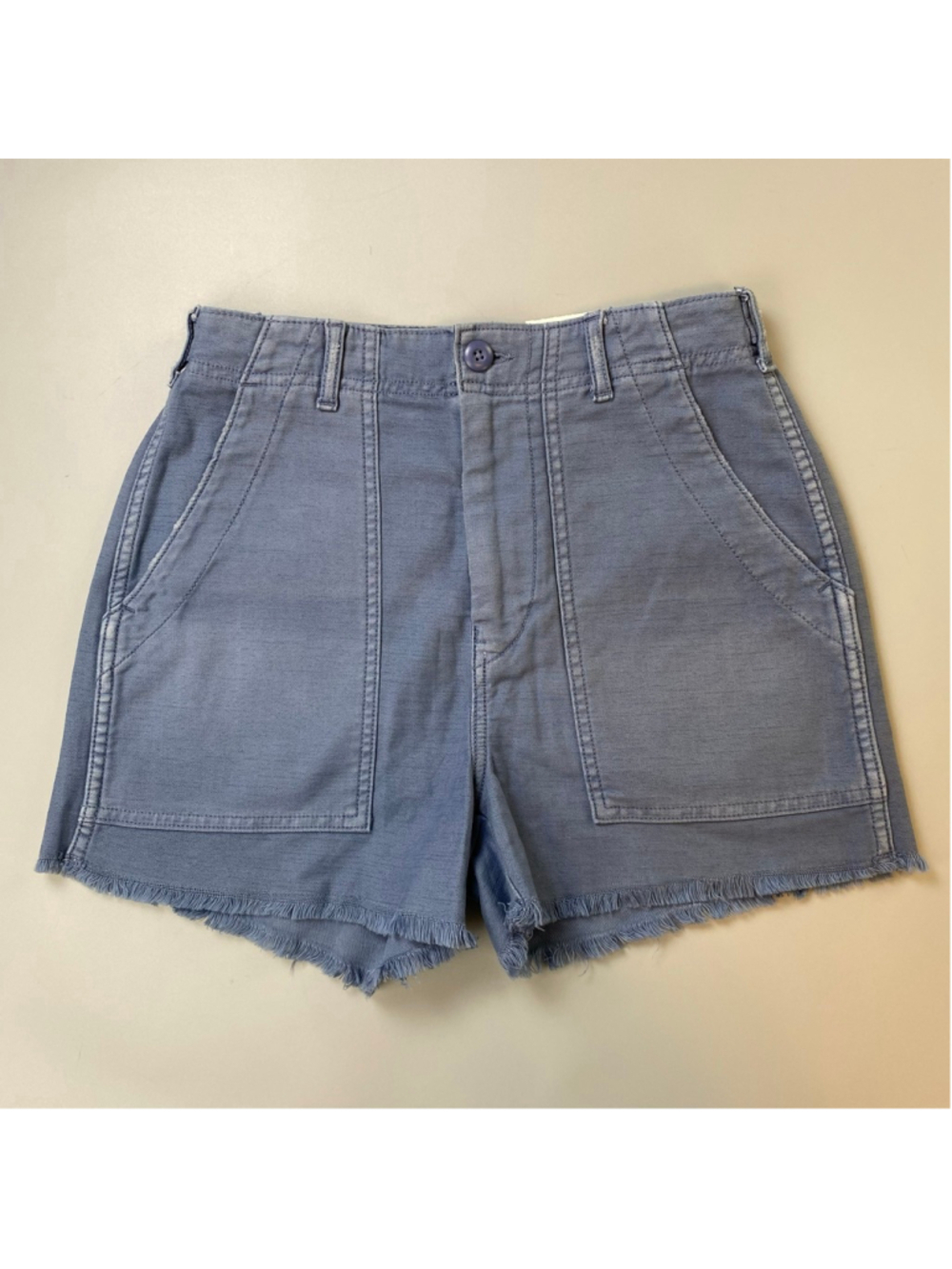 American Eagle Shorts 00 Blue Highest Rise 90s Boyfriend Utility Beachy Nautical